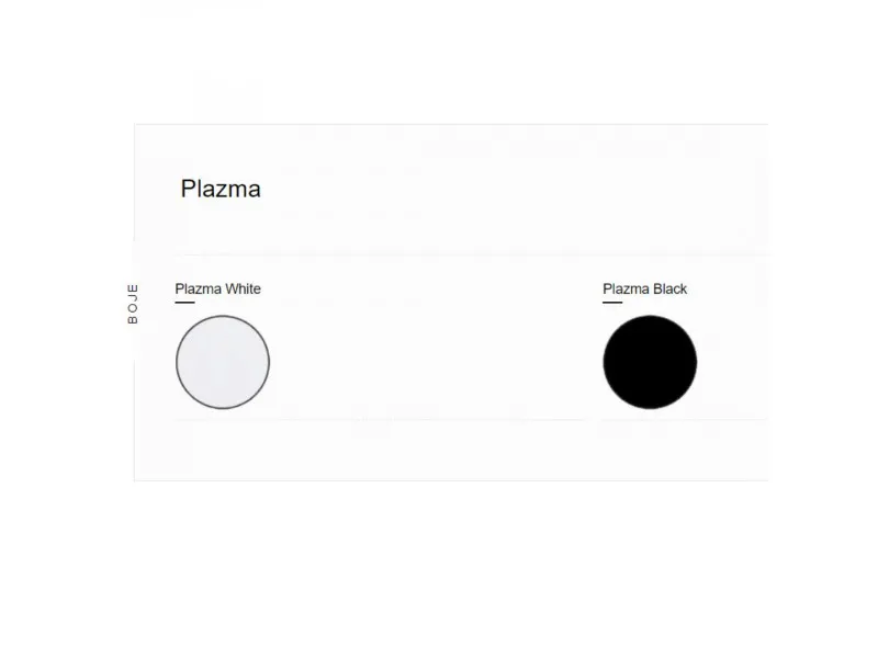 PINO ART PLAZMA 85 BLACK ORMARIC SA UMIVAONIKOM 244 