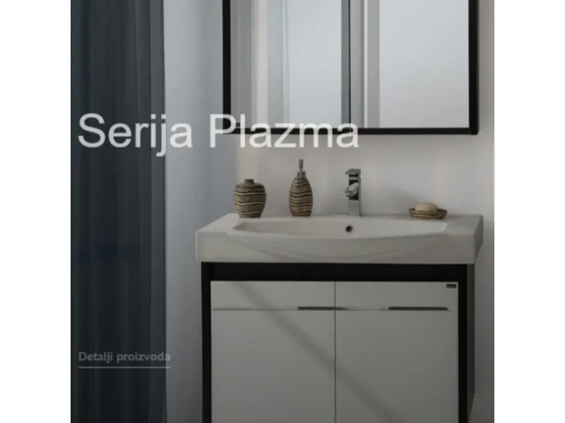 PINO ART PLAZMA 65 WHITE ORMARIC SA UMIVAONIKOM 265 