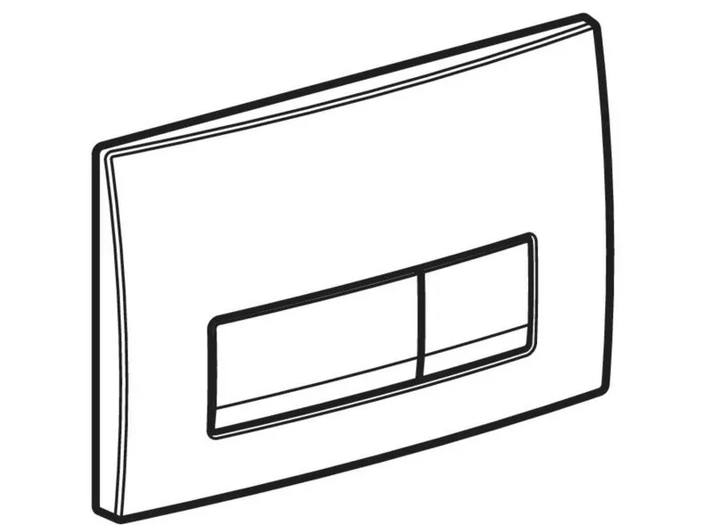 Geberit Tipka Delta 50 115.119.46.1 Hrom Mat 