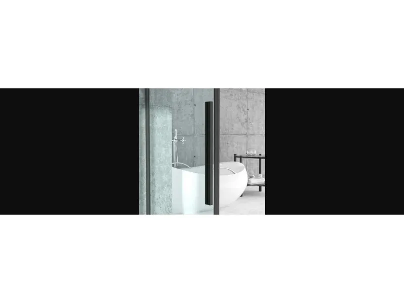 DIP TUS KABINA CRNA BR6631CA-90 90x90cm visina 1950mm ,providno staklo 6mm 