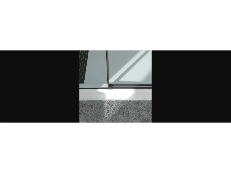 DIP TUS KABINA CRNA BR6631CA-90 90x90cm visina 1950mm ,providno staklo 6mm 
