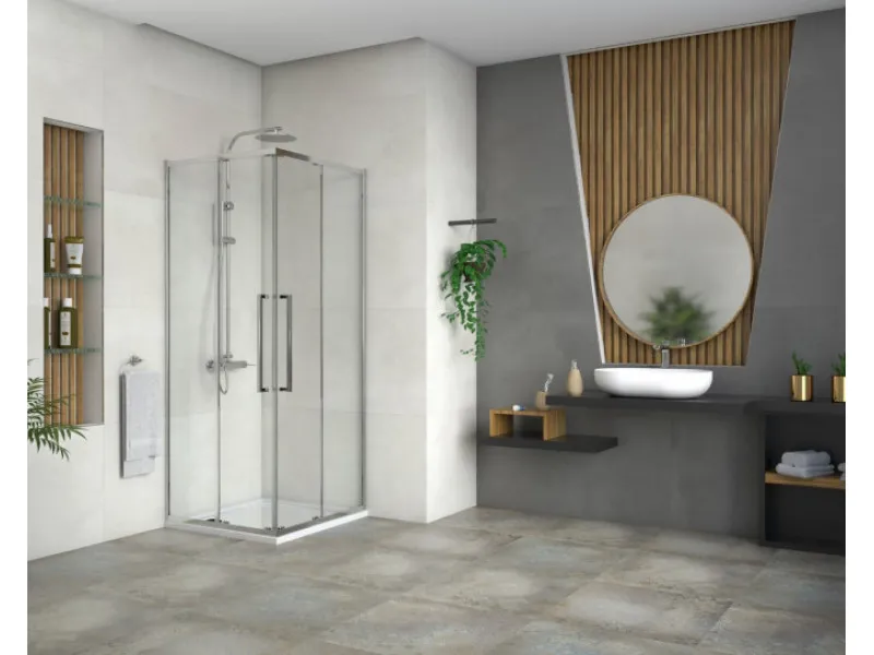 Copen Tus Kabina Devon200 160X80X200Cm 6Mm Providno Staklo C-02-22160/22080 