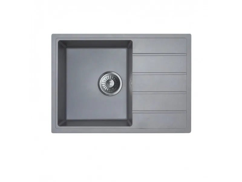 Milo Granitna sudopera MILO METRO 62x44 Diamond grey sa sifonom MET.D.1KKO 