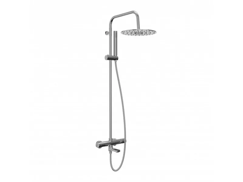 Cop Baterija i usponski tus sa izlivom COPEN NOOK hrom okrugli set C-01-110CR 