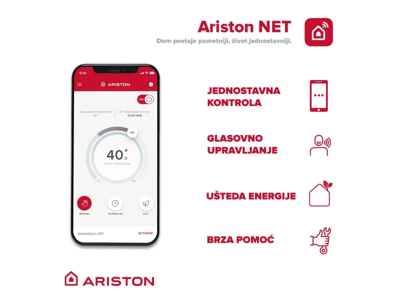 ARISTON VLS TUCH WIFI 100 EU SIVI 