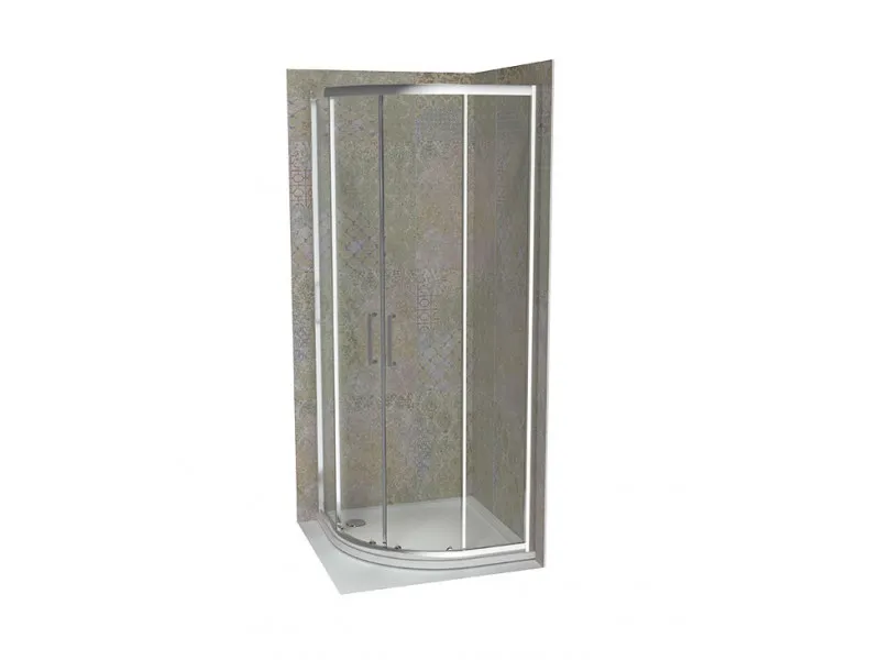 COPEN Tus kabina  ATLAS PRO R900x1950 hrom, staklo 6mm providno C-02-43R900 