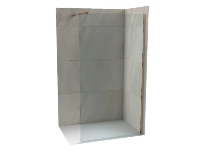 COPEN Walk-in  MONTE 1200x2000 8mm staklo, rose gold C-02-S120RG 