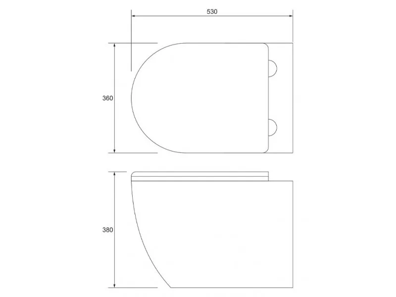 COPEN Konzolna solja TORNADO sa duroplast soft close wc daskom C-15-300 