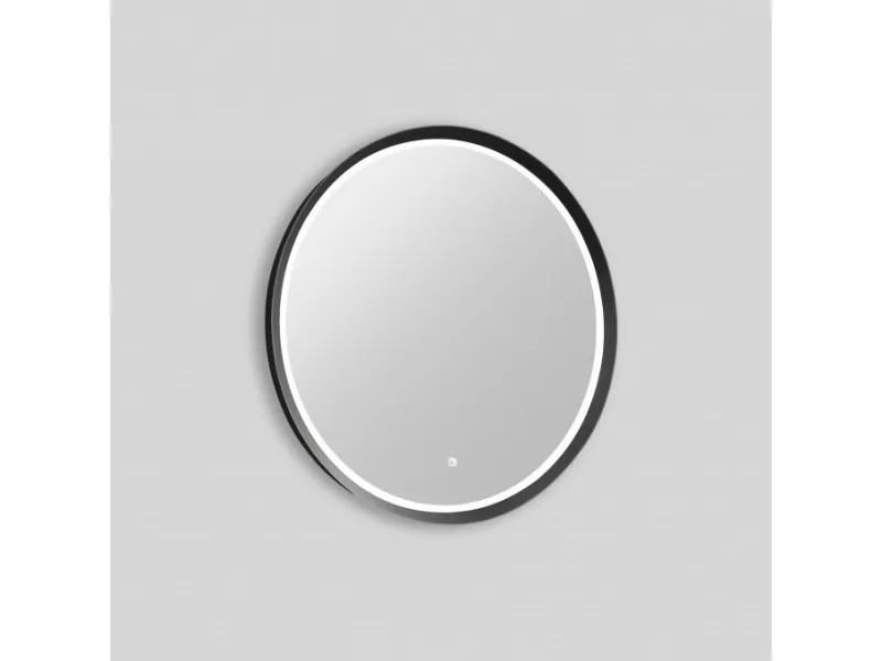 COPEN Ogledalo fi800 sa alu ramom 56,5mm LED mat crno C-06-101MB 