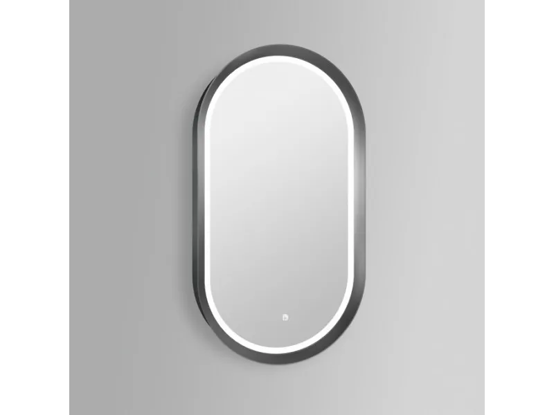 COPEN Ogledalo 500x900 sa alu ramom 56,5mm LED ganmetal C-06-102GM 