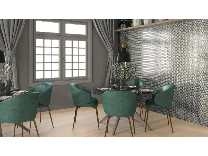 Bal DAKHLA AQUA CIRCLE 30.9X30.9 ,0.86m2 