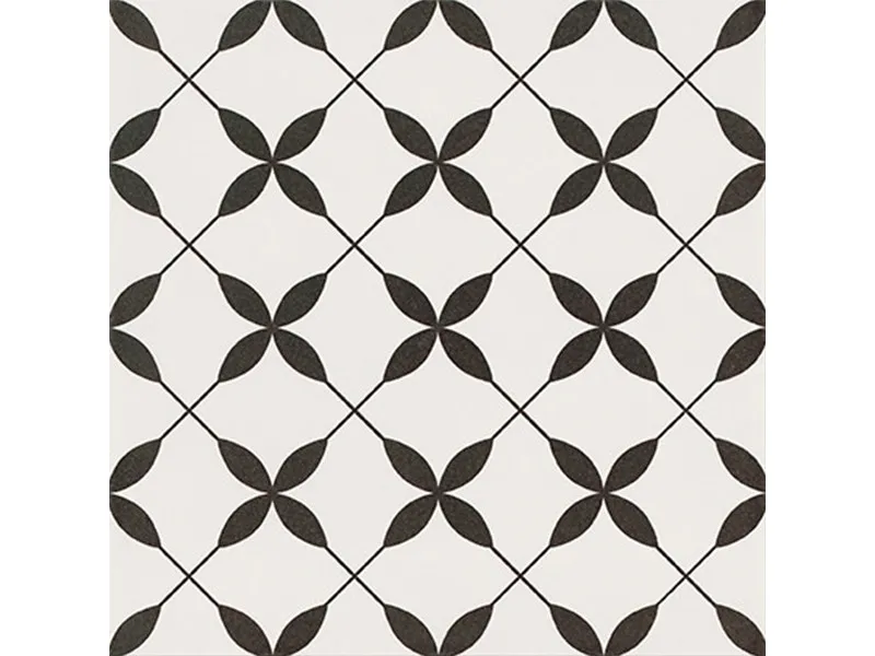 K PATCHWORK CLOVER BLACK PATTERN  29,8x29,8  1.33m2 