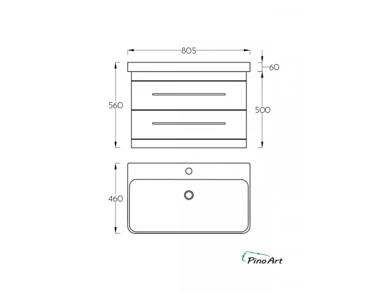 Pino Ormaric Luxor 80F Drvo – Black Umivonik 1121 