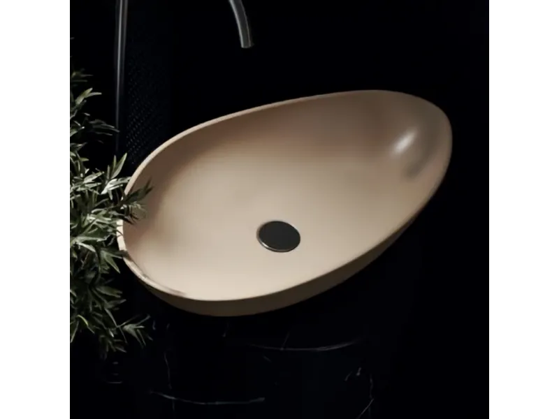 TURKUAZ OLIVE 61X36 cm LAVABO KAPUCINO MAT 72108-97 