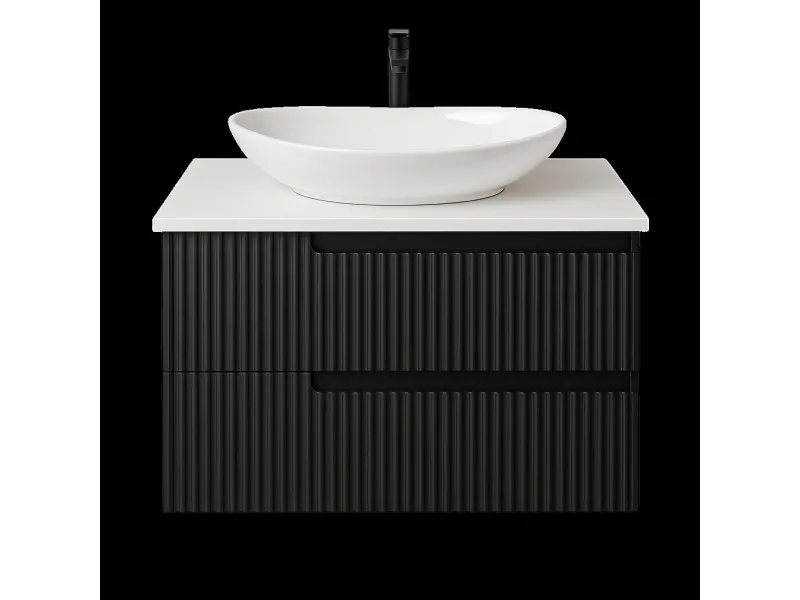 ORMARIC BEZ LAVABOA EURIDIKA 100 H-UP P BLACK 