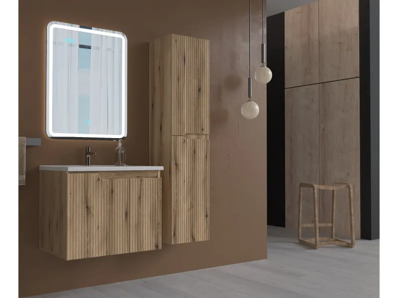 ORMARIC SA LAVABOOM EURIDIKA 65 HV P OAK 