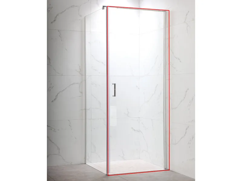 Tus kabina vrata 80cm x fix 90cm 6mm 